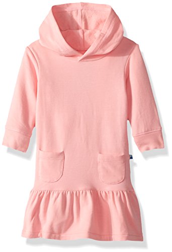 Baby Girls' Fleece Hooded Dress, Lotus, 3-6 Months