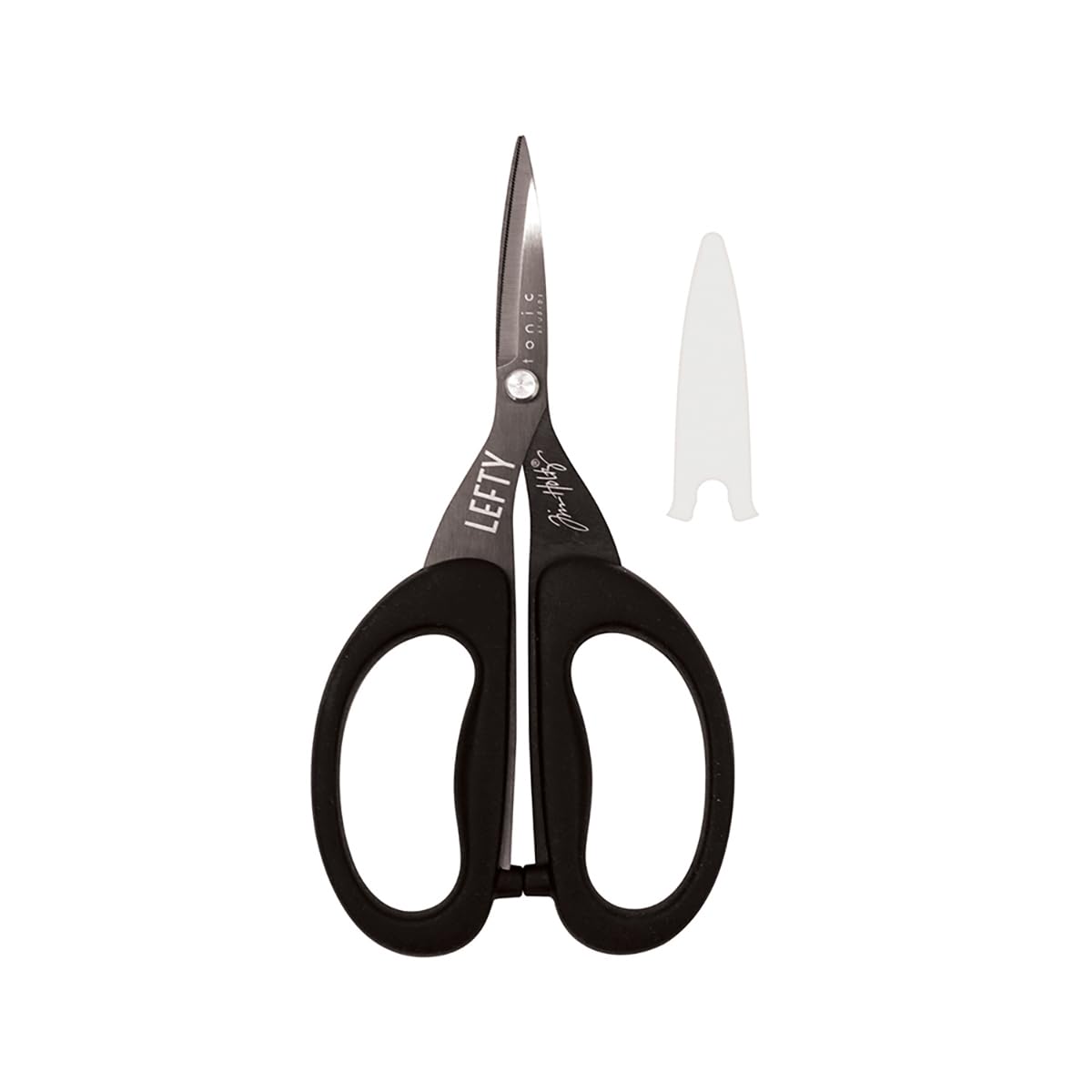 Lefty Mini Snips 5 Inch Titanium-Coated Micro Serrated Blades
