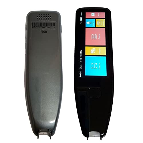 Pen Translator Portable Scanner Language Translator Device Covers More Languages As Daily Uses for Child Student Chinese English Korean Learner 1+16G (Black)