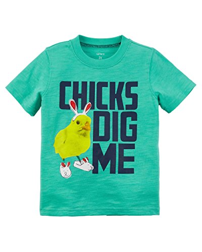 Carter s Baby Boys  Short Sleeve Chicks Dig Me Tee 3 Months