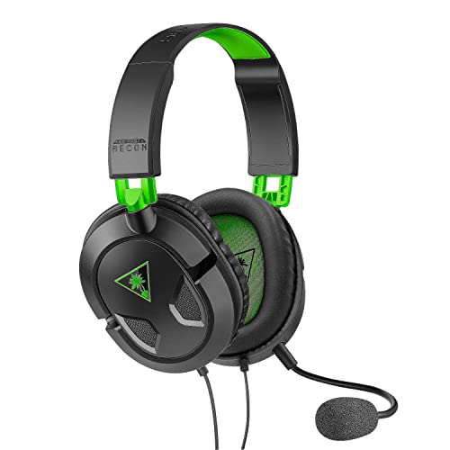 Recon 50 Xbox Gaming Headset for Xbox Series X, Xbox Series S, Xbox One, PS5, PS4, PlayStation, Nintendo Switch, Mobile & PC with 3.5mm - Removable Mic, 40mm Speakers - Black