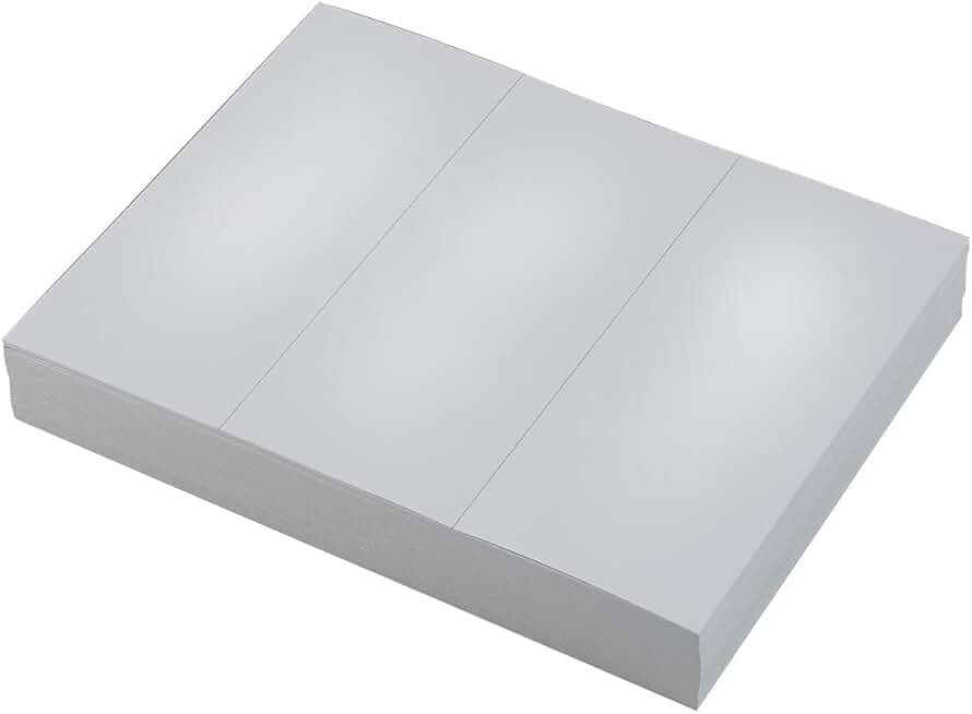 Laser Cut White Paper, 8.5 x 11 Inches, 500 Sheets
