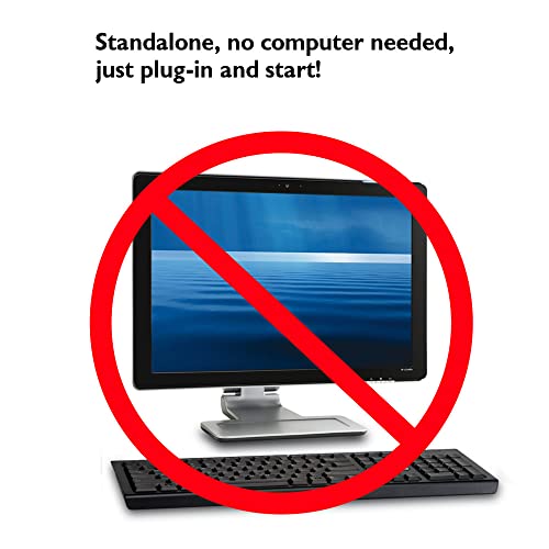 1 to 5 24X DVD Duplicator SATA CD DVD Burner - Standalone Copier Duplication Tower WY-S5T-DVD-BK