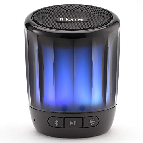 PlayGlow Mini Portable Bluetooth Speaker - Rechargeable Color Changing Audio Device Perfect for Listening Anywhere (Model iBT810)