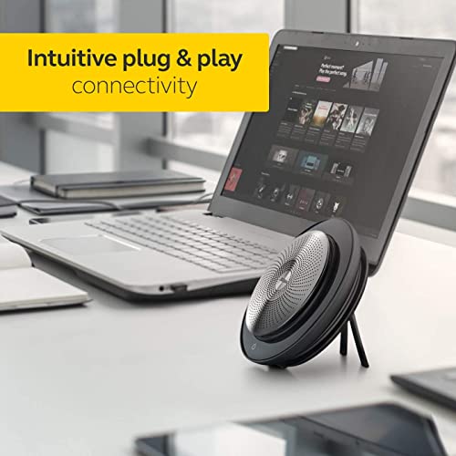 Speak 710 UC Wireless Bluetooth Speaker for Softphone and Mobile Phone - Easy Setup, Portable Speaker for Holding Meetings Anywhere with Immersive Sound, UC Optimized