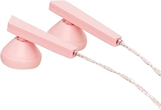 Pink in-ear earbuds with 14.2mm driver and wide sound stage