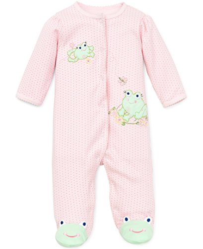 Frog Friends Footie, Pink, Preemie
