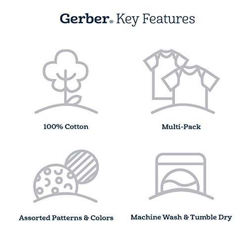 Baby Boys' 4 Pack Sleep 'N Play Footie, Star, 3-6 Months