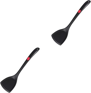 2-Pack Silicone Turners for Nonstick Pans