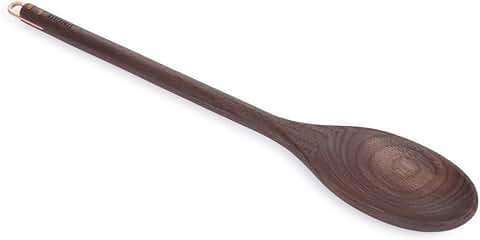Large Black Walnut Wooden Spoon for Cooking