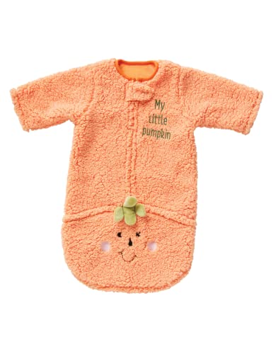Baby My Little Pumpkin Cozy Bag Onesie, Orange, One Size