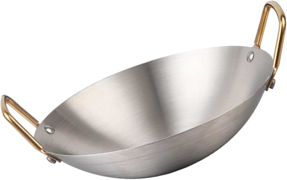 Household Non-stick Dry Pot with Dual Handles