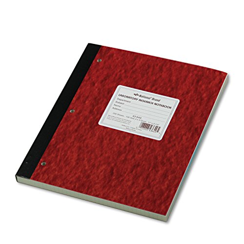 Laboratory Research Notebook, 9 1/4" x 11", Quadrille, 100 Sheets