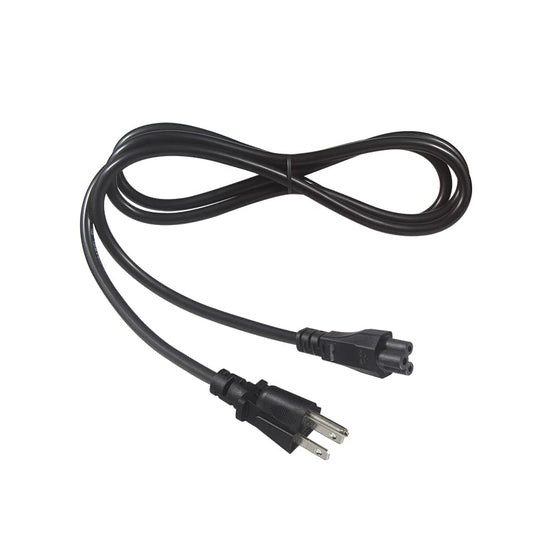2 ft AC Power Cord for Laptop, Printer, TV