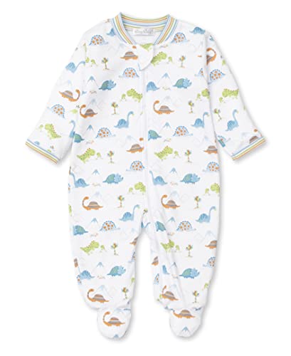 Baby-Boys Infant Dino Digs Print Footie With Zipper-Multicolored-0-3 Months