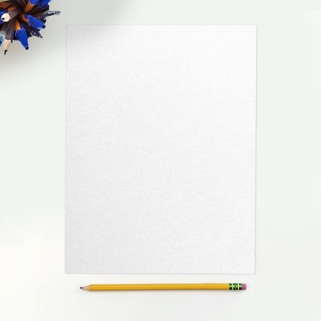 8.5" x 11" Crystal Metallic Cardstock, 250 sheets