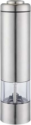 Electric Stainless Steel Salt and Pepper Grinder with Stand