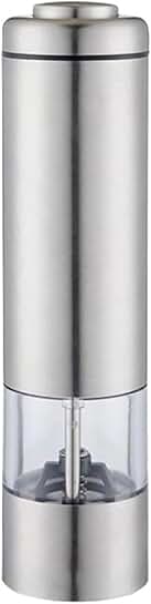 Electric Stainless Steel Salt and Pepper Grinder with Stand