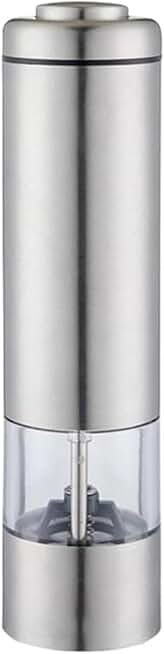 Electric Stainless Steel Salt and Pepper Grinder with Stand