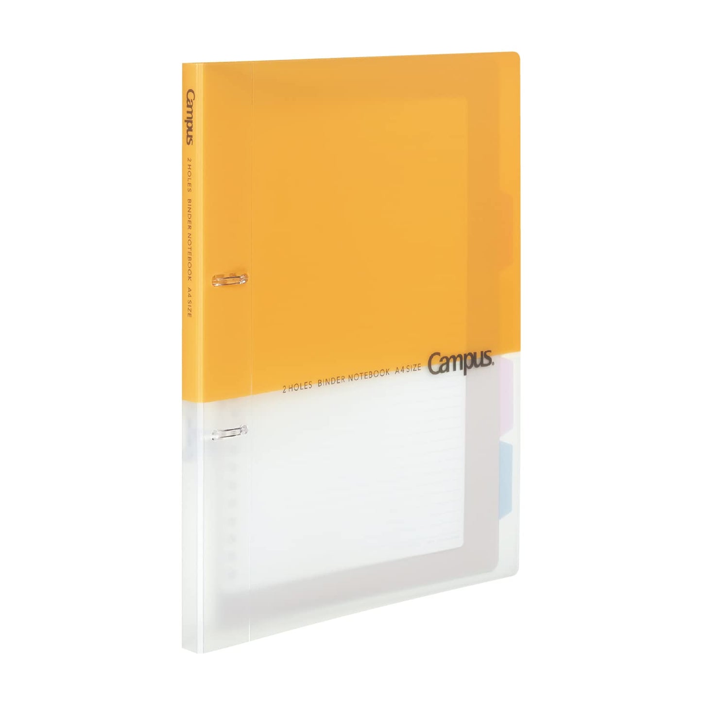 Yellow A4 2-Ring Loose Leaf Binder