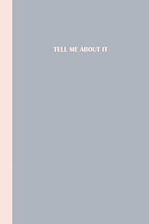 Graph paper journal with grey and pink cover