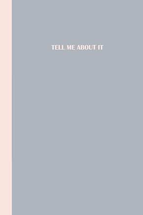 Graph paper journal with grey and pink cover