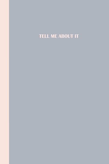 Graph paper journal with grey and pink cover