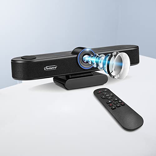 4K Ultra HD Video and Audio Conference System, All-in-One ePTZ Webcam USB 3.0 Plug and Play (with Expansion Microphone) Tevo-VA300B
