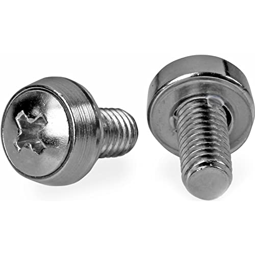 .com M6 x 12mm - Screws - 100 Pack - M6 Mounting Screws for Server Rack & Cabinet (CABSCREWSM62)