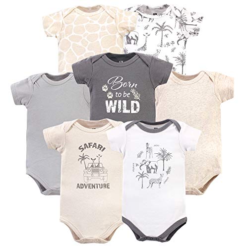 Uni   Cotton Bodysuits Vintage Safari, 3-6 Months