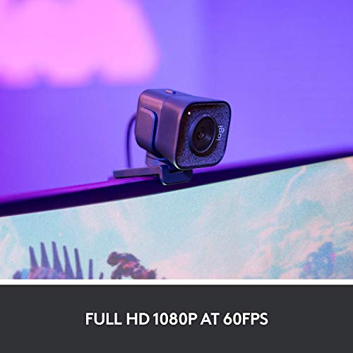 StreamCam Graphite 1080P HD 60fps Streaming Webcam (Renewed)