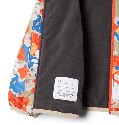Baby Mini Pixel Grabber II Wind Jacket, Ancient Fossil Camo Splash, 0/3