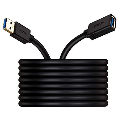USB Extension Cable 20 ft - USB 3.0 Extension Cable USB Male to Female Extension Cable for USB Flash Drive, Card Reader, Hard Drive, Keyboard,Mouse,Playstation, Xbox, Printer, Webcam