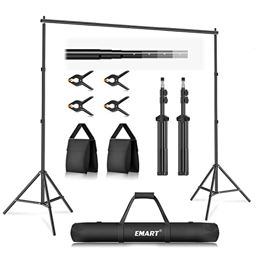 Photo Video Studio 10Ft Adjustable Background Stand Kit