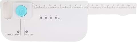 Portable 4-Size Label Puncher for Scrapbooking and Crafts