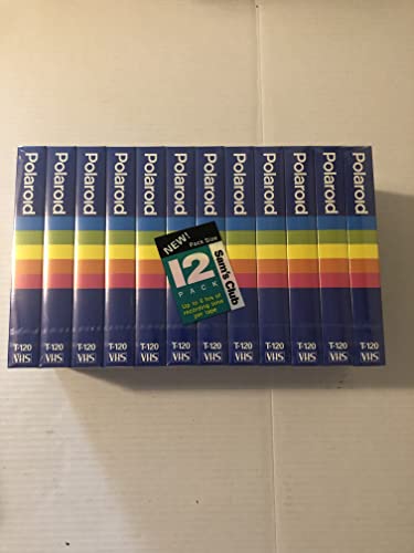 NEW Sealed 12 Pack of Super Color T-120 Six Hours Blank VHS Tapes