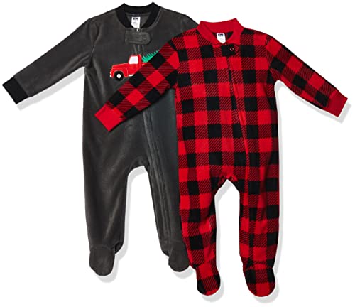 Unisex  Fleece Sleep and Play  Tree, 0-3 Months