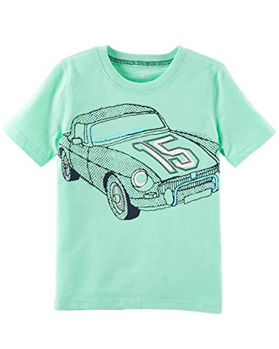 Carter s Baby Boys  Race Car Jersey Tee, Mint, 3 Months