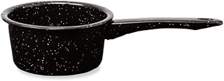 4 Quart Speckled Enamel Saucepan for Cooking and Boiling