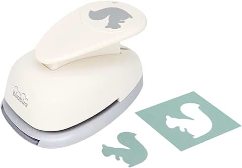 2-inch Squirrel Shape Lever Punch for Paper Crafting