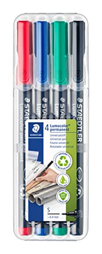 Pack of 4 permanent markers