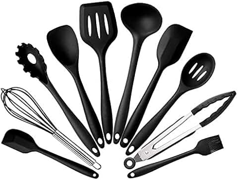 10-Piece Non-Stick Kitchen Utensil and Cookware Set