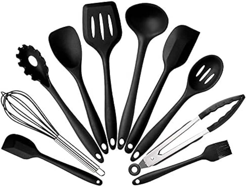 10-Piece Non-Stick Kitchen Utensil and Cookware Set