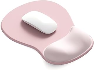 Pink Gel Wrist Rest Mouse Pad for Comfort