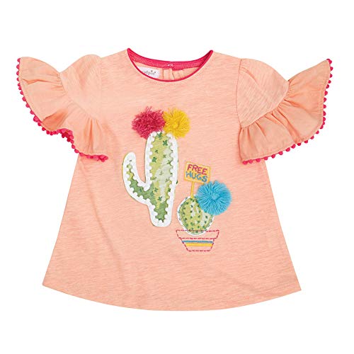 Baby Girls Cactus Tunic and Capri Short Sleeve Two Piece Play Set, Multi, 0-6 Months