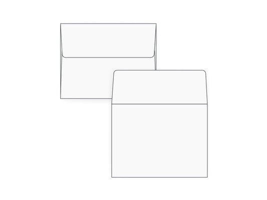 Bright White Invitation Envelopes, 4 3/8 x 5 3/4, 1000 Pack