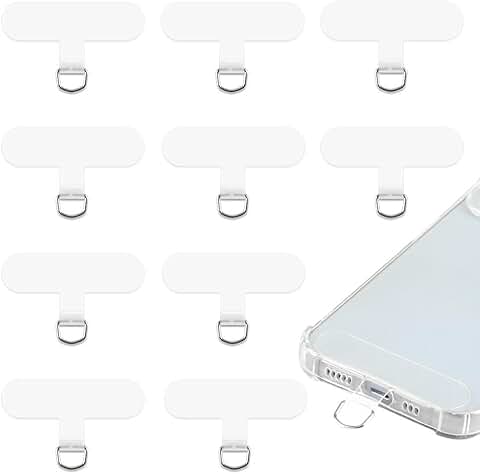 10-Pack Phone Tether Tabs for All Phone Cases