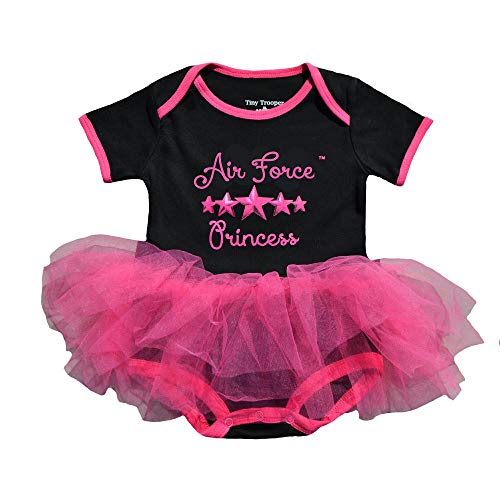 Baby Girls U.S. Air Force Princess Tutu Bodysuit (0-3 Months)