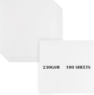 White 100 Pack Heavyweight Cardstock for Crafts
