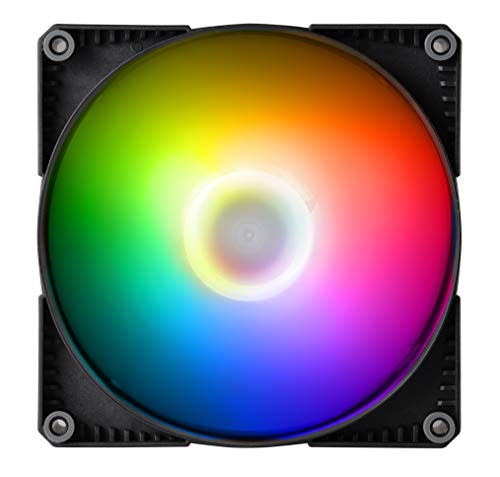 (PH-F140SK_DRGB_PWM) SK140 DRGB PWM Fan, 140mm Fan, high Airflow Nine-Blade Design, DRGB Lighting, Rubber dampening washers - Black